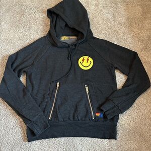 Aviator Nation Bolt Smiley Hoodie